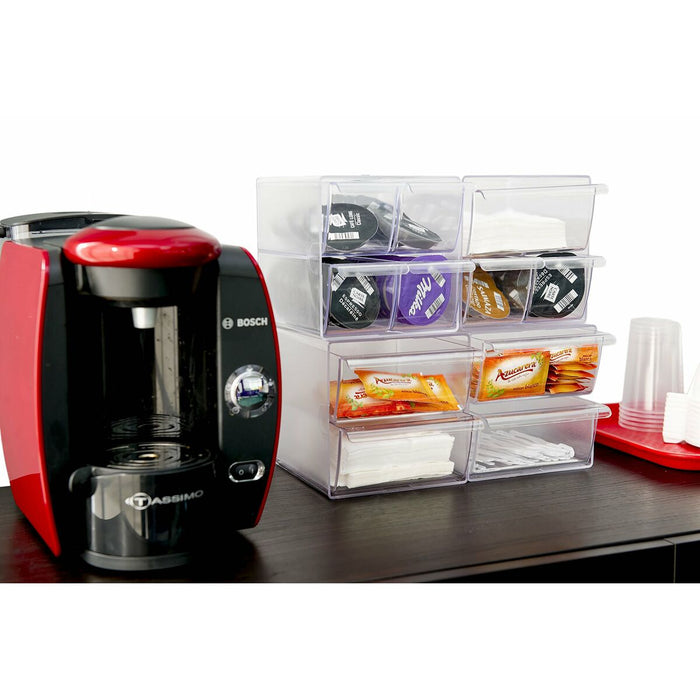 Organizator multifuncțional Archivo 2000 Transparent 19 x 15 x 15 cm