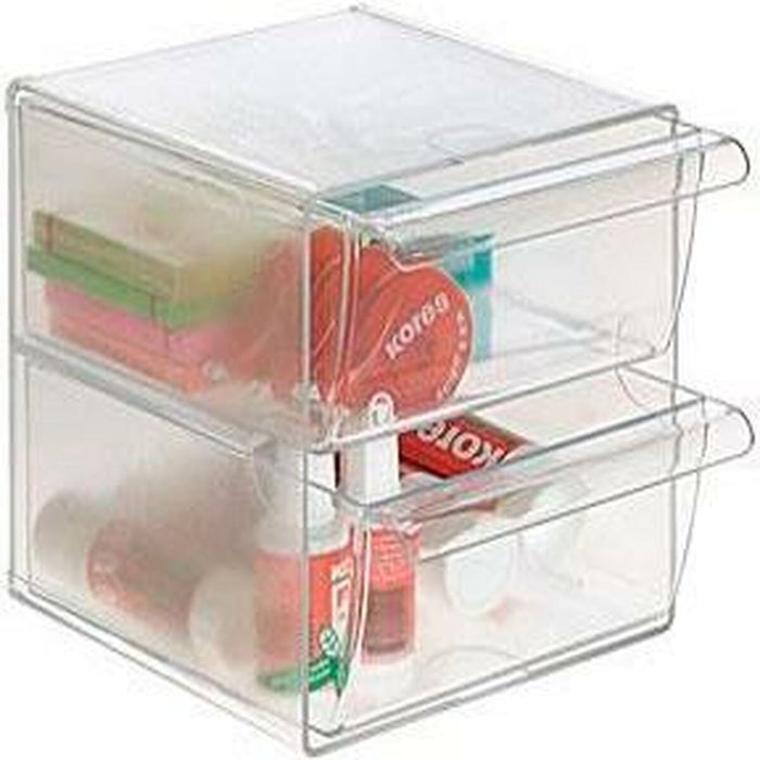 Organizator multifuncțional Archivo 2000 Transparent 19 x 15 x 15 cm