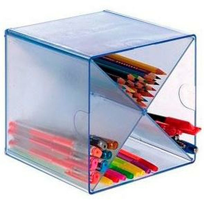Organizator Archivo 2000 polistiren Albastru 15 x 15 x 15 cm