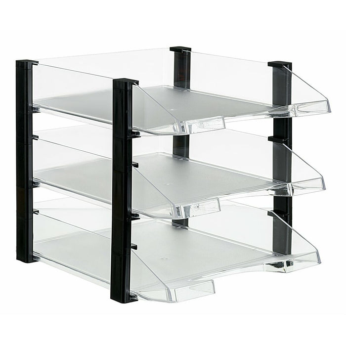Set de tăvițe pentru organizare Archivo 2000 Transparent Din A4 35 x 28,5 x 28 cm