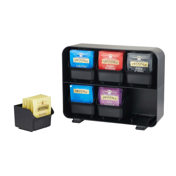 Organizator de capsule de cafea Archivo 2000 Negru 13 x 26 x 20 cm