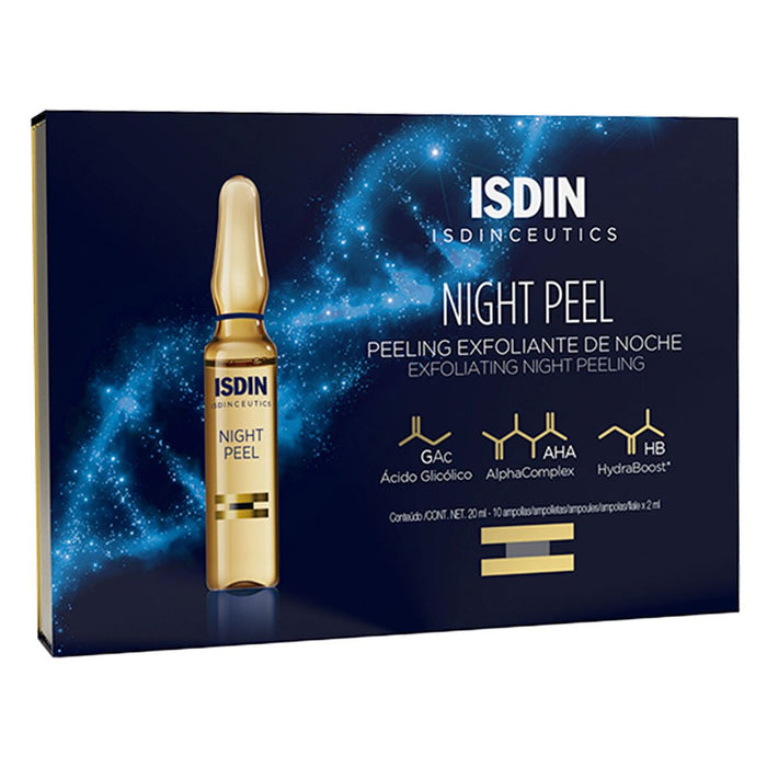 Exfoliant Față Isdin Night Peel 30 x 2 ml Fiole