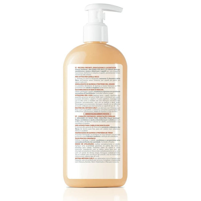 Fluid pentru Definirea Buclelor Clearé Institute Wash Curly 300 ml