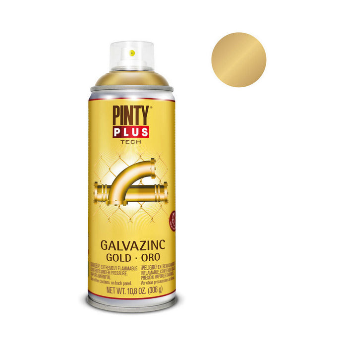 Spray cu vopsea Pintyplus Tech Galvazinc G151 400 ml Aur