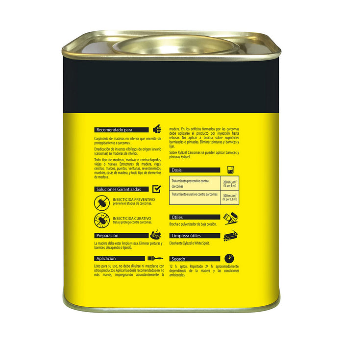 Tratament Xylazel La apă Viermi de lemn 2,5 L Incolor