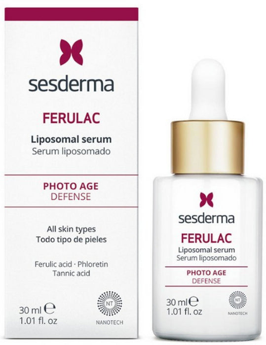 Ser pentru față Sesderma Ferulac, antioxidant și hidratant, zi și noapte, pentru toate tipurile de ten, 30 ml