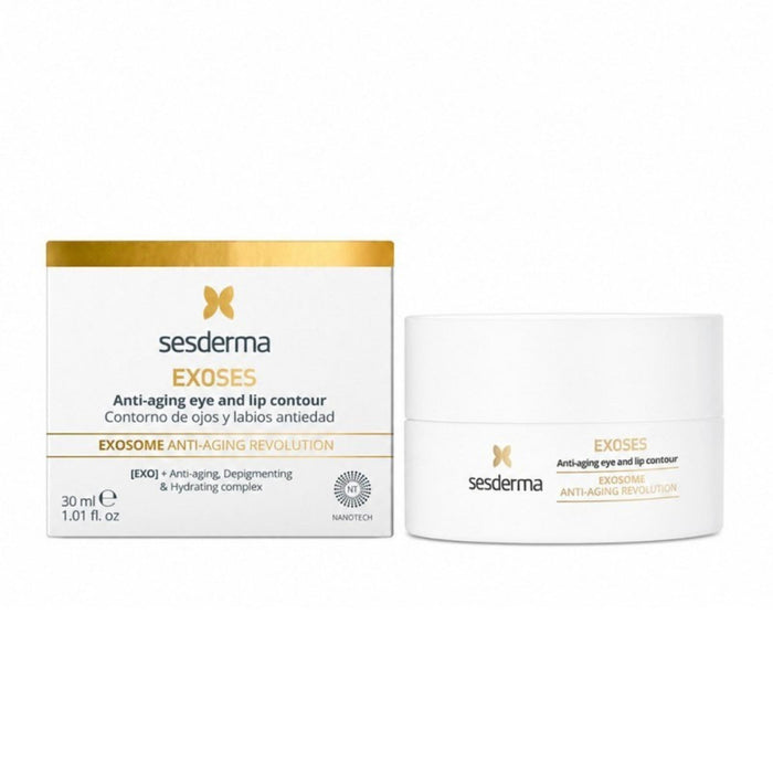 Cremă pentru conturul ochilor și buzelor Sesderma Exoses, antirid, de zi și de noapte, 30 ml