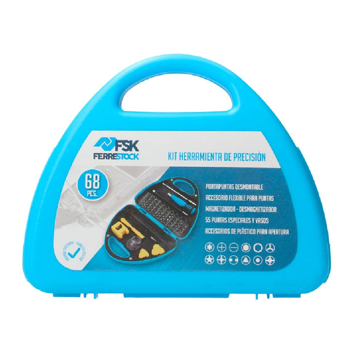 Set de instrumente de precizie Ferrestock (68 pcs)