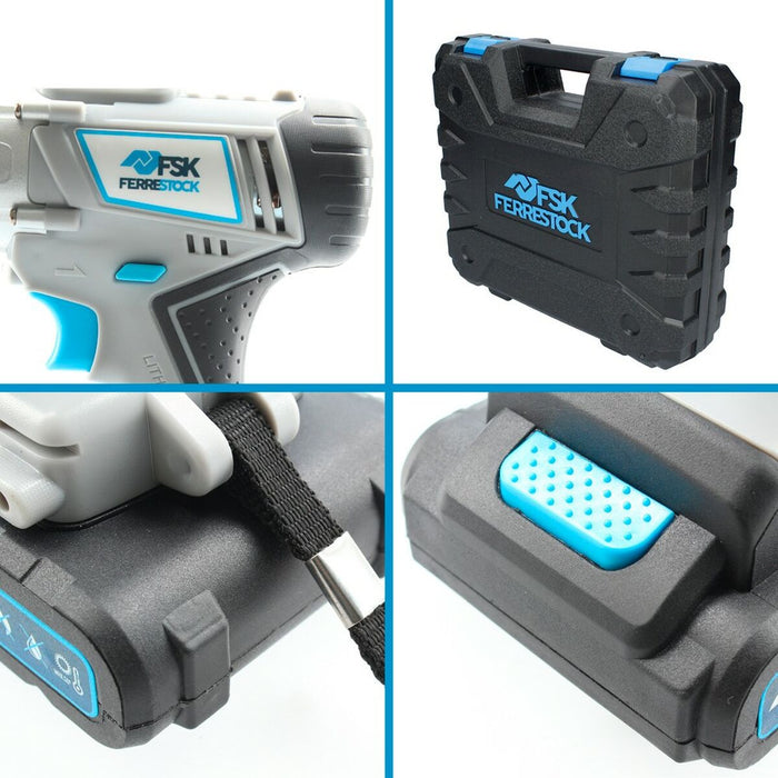 Burghiu Ferrestock FSKTAB001 Șurubelniță 800 mAh 2000 mAh