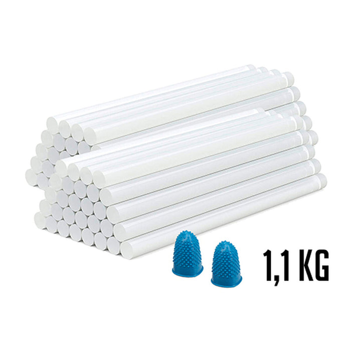Lipici Ferrestock Ø 11 cm Transparent (60 Unități)
