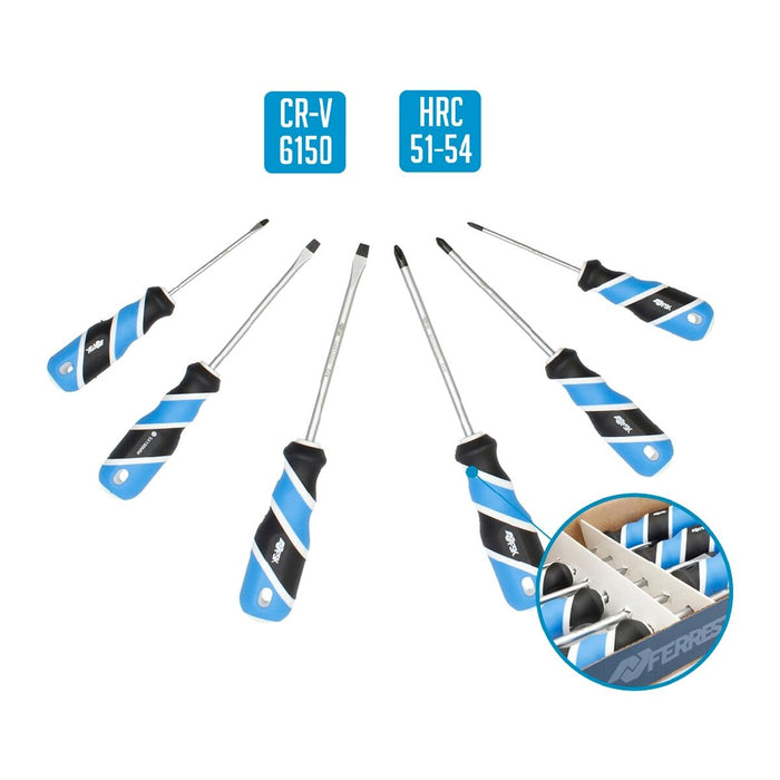 Set de șurubelnițe  Ferrestock (6 pcs)
