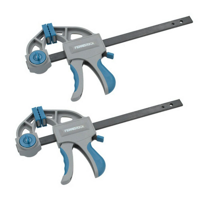 Clemă cu o mână Ferrestock Oțel Plastic (2 pcs)