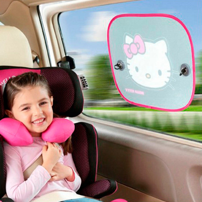 Cortină de umbră auto Hello Kitty KIT3014 Infantil (44 x 36 cm)(2 pcs)