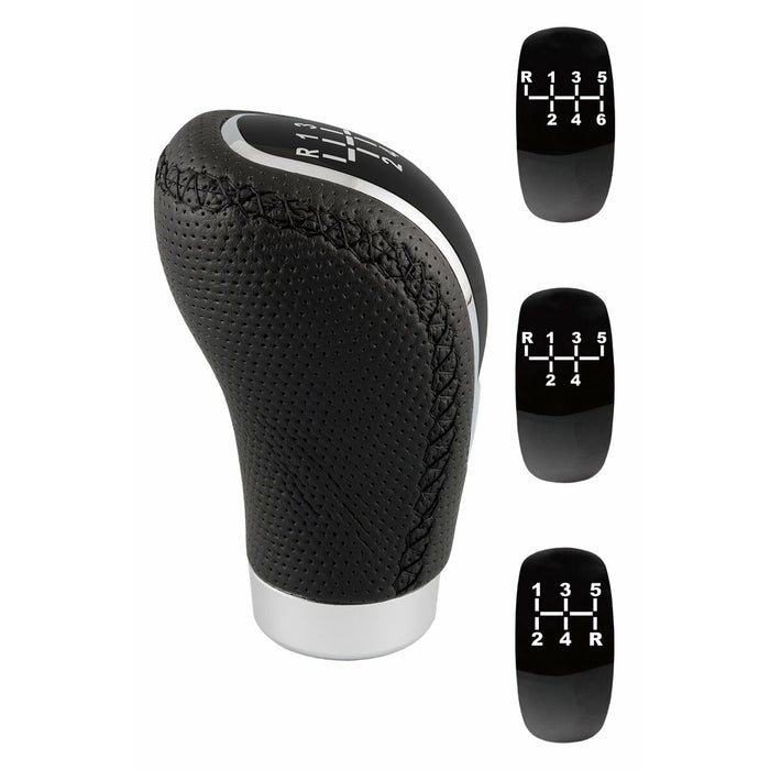 Buton manetă schimbător BC Corona POM30152 Lung Negru Piele