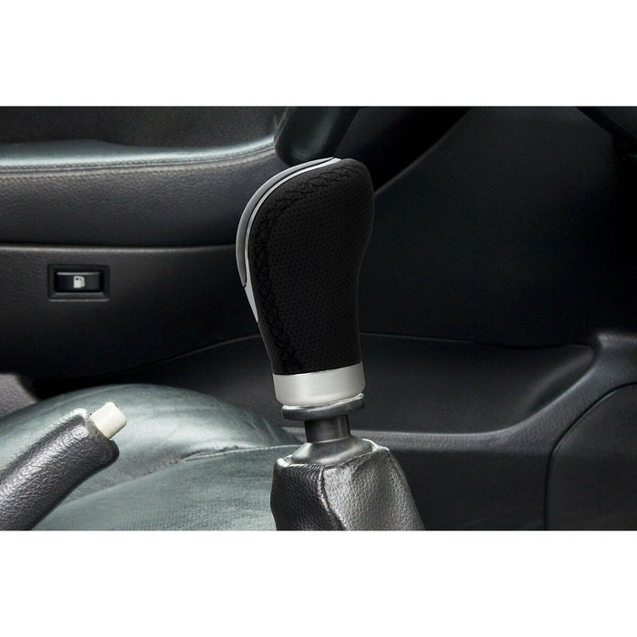 Buton manetă schimbător BC Corona POM30152 Lung Negru Piele