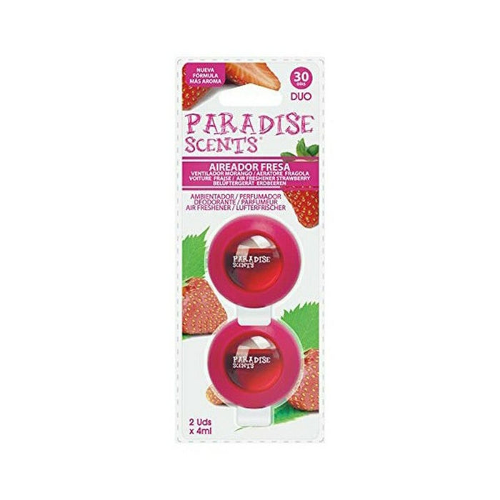 Odorizant pentru Mașină Paradise Scents Căpșună Duo (2 uds)