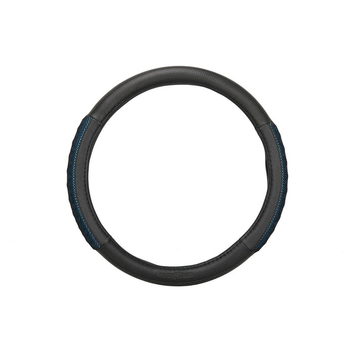 Capacul volanului GOD7007 Ø 37-38 cm Negru/Albastru