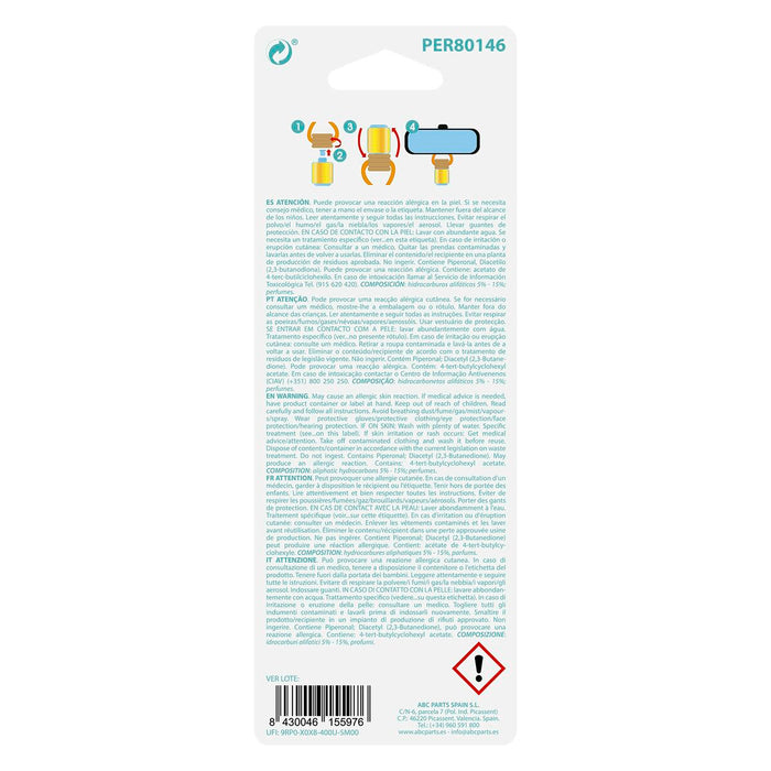 Odorizant pentru Mașină Paradise Scents Vanilie Lemn Floral