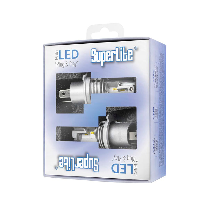 Kit de conversie Halogen LED Superlite BOM12311 H4 28 W 6500 K LED (2 Unități)