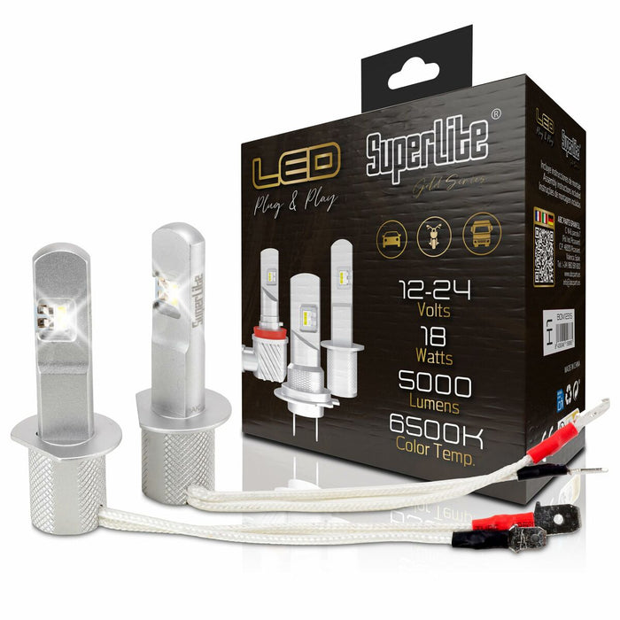 Kit de conversie Halogen LED Superlite Gold H1 18 W LED