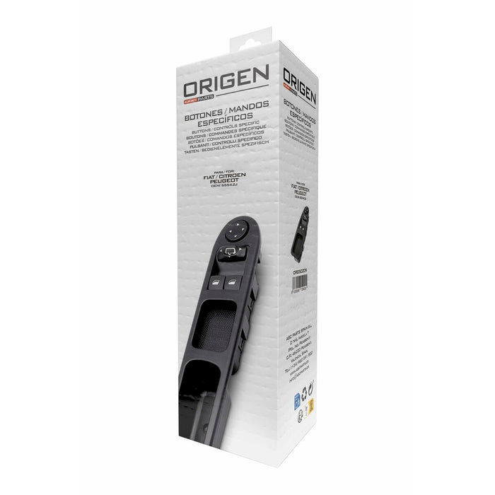 Buton de apăsare pentru geamuri electrice Origen ORG50209 Peugeot Citroën Fiat