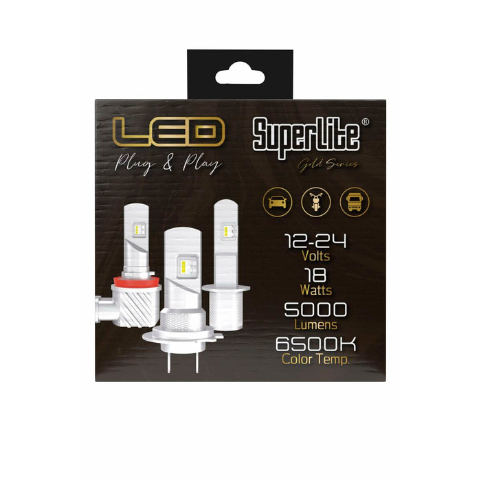 Kit de conversie Halogen LED Superlite Gold H11 18 W LED