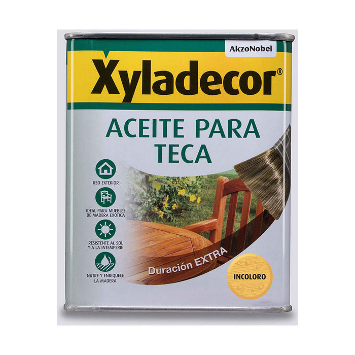 Ulei pentru lemn de tec AkzoNobel Xyladecor 750 ml Incolor Mat