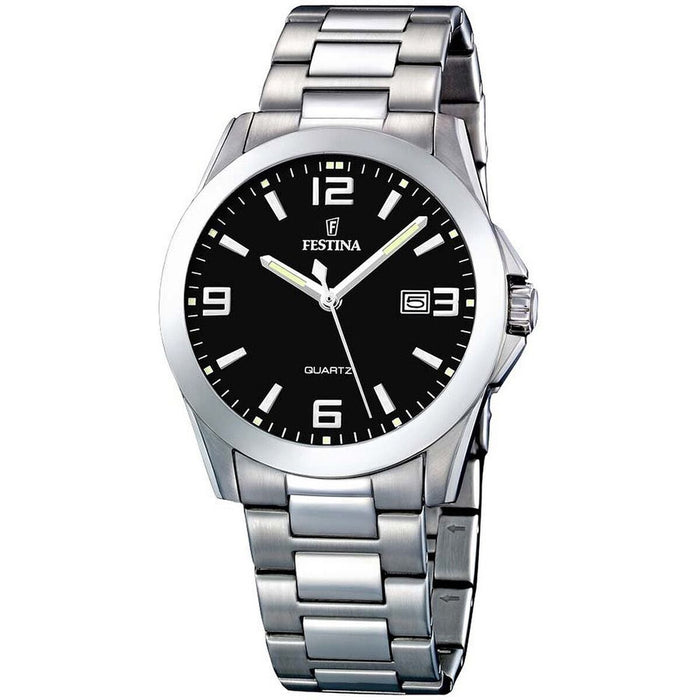 Ceas Bărbați Festina F16376/4 Negru Argintiu (Ø 40 mm)