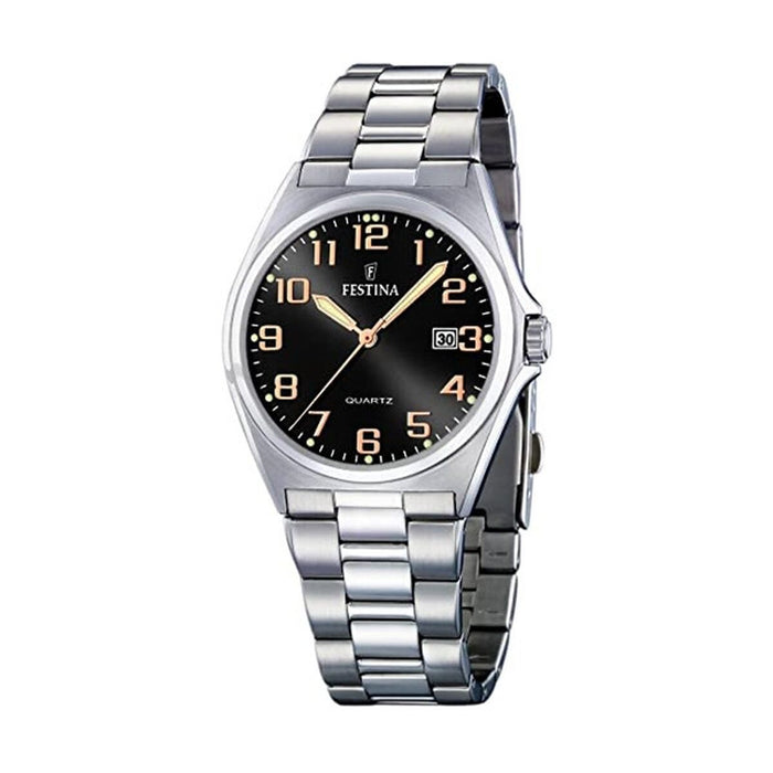 Ceas Bărbați Festina F16374/8 Negru Argintiu (Ø 40 mm)