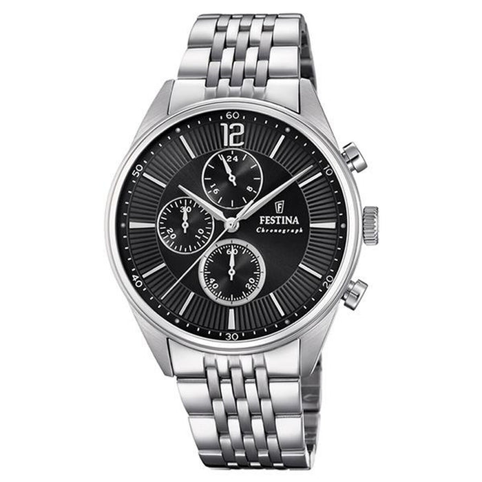 Ceas Bărbați Festina F20285/4 Negru Argintiu
