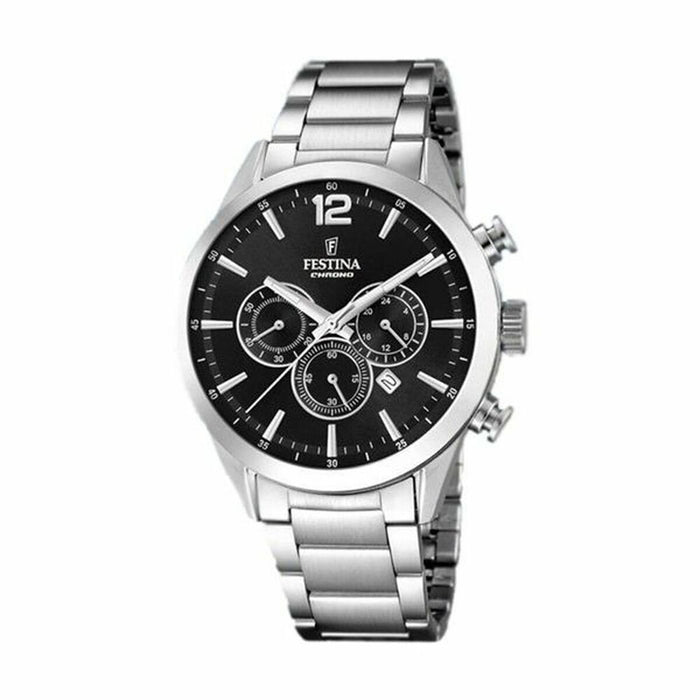 Ceas Bărbați Festina F20343/8 Negru Argintiu