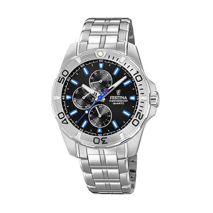 Ceas Bărbați Festina F20445/6 Negru Argintiu