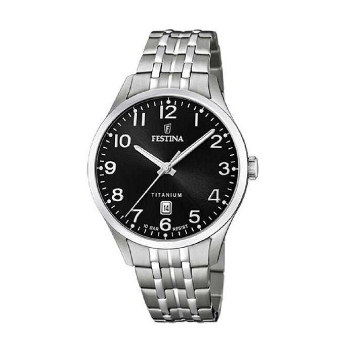 Ceas Bărbați Festina F20466/3 Negru Argintiu (Ø 40 mm)