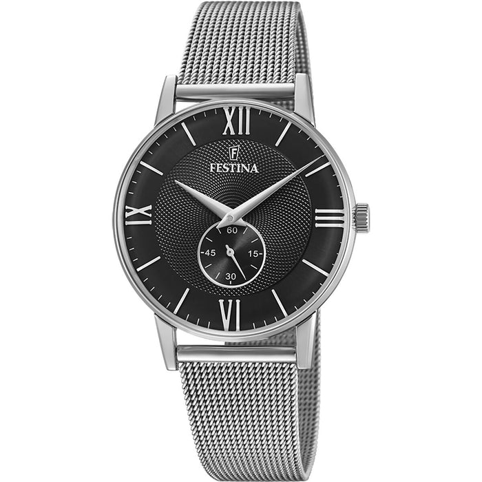 Ceas Bărbați Festina F20568/4 Negru Argintiu