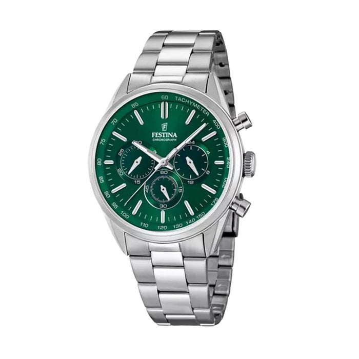 Ceas Bărbați Festina F16820/R Verde Argintiu