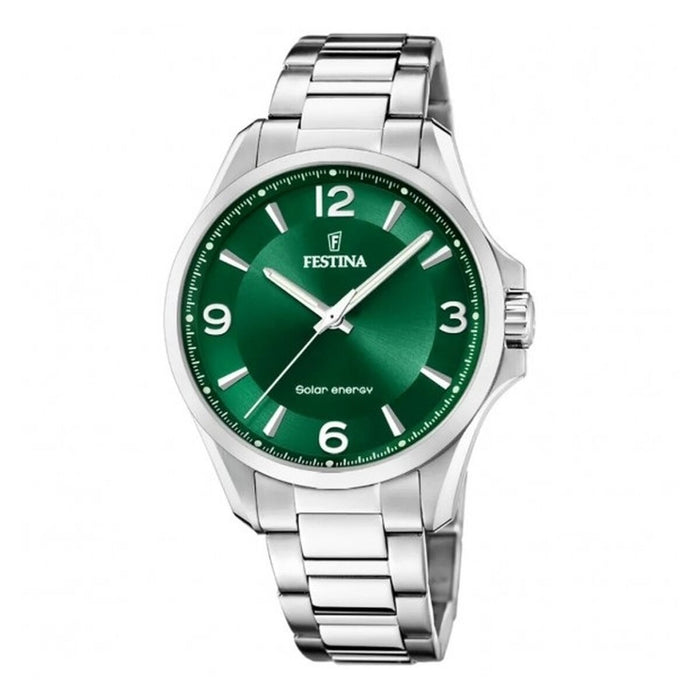 Ceas Bărbați Festina F20656/3 Verde Argintiu