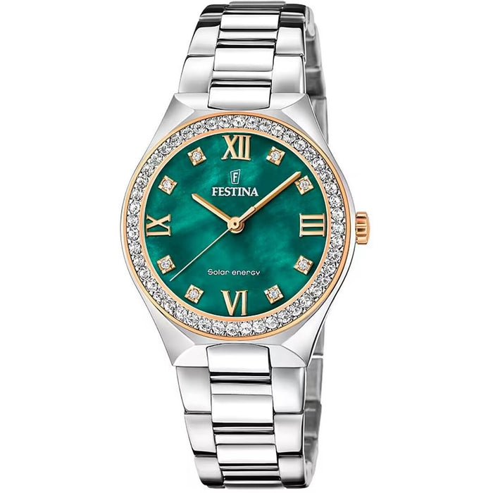 Ceas Bărbați Festina F20658/3 Verde Argintiu