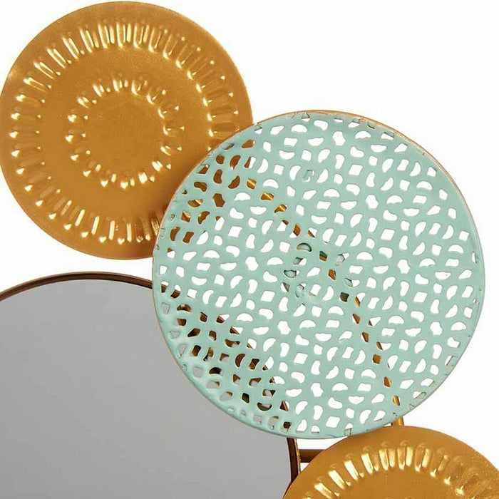 Figură Decorativă Květiny Mural Geam Metal (23 x 35,5 x 8 cm)