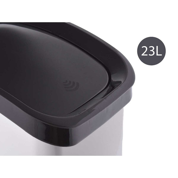 Coș de gunoi pentru hârtie 23 L Basculantă Argintiu Plastic (27,3 x 43,7 x 34 cm)