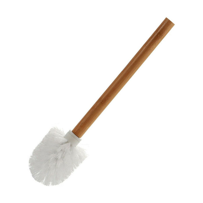 Perie pentru toaletă Alb Maro Negru Bambus 8 x 35,5 x 8 cm