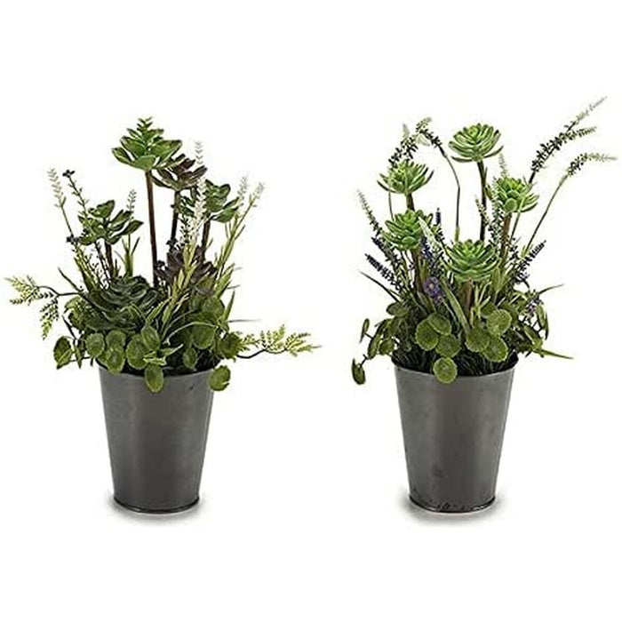 Plantă decorativă 8430852222145 Gri Verde Plastic 20 x 41 x 20 cm