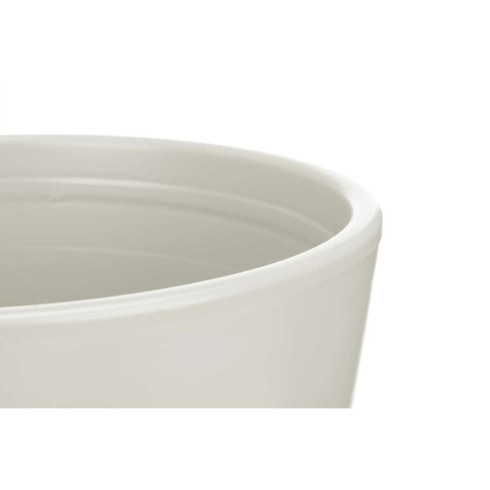 Set de ghivece 2 Piese Ø 22 cm Ø 28 cm Gri Argilă