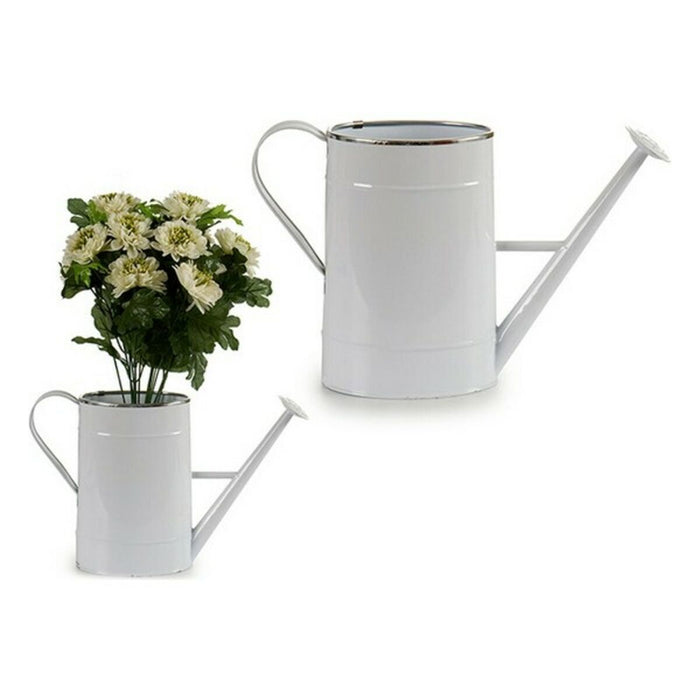 Adăpătoare decorativă Metal Alb Argintiu 10,5 x 22,5 x 38 cm