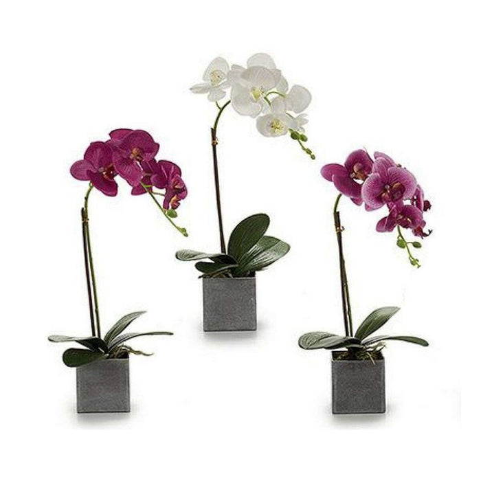 Plantă decorativă Orhidee 15 x 43 x 18 cm Plastic