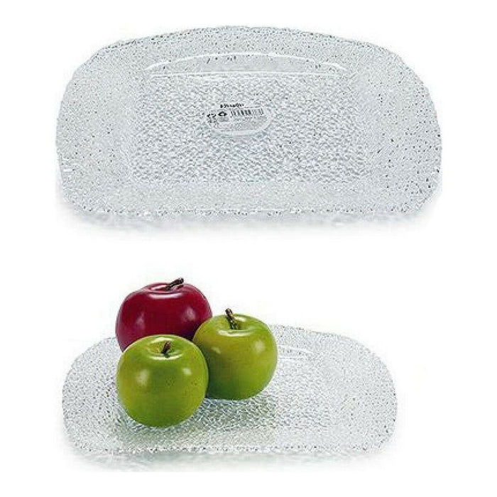 Farfurie Transparent Sticlă 27 x 2,5 x 27 cm