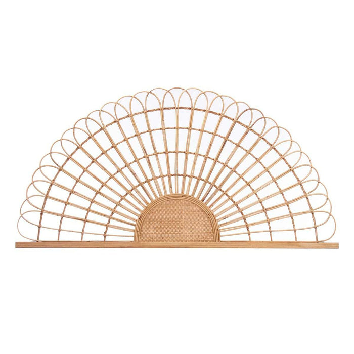 Tăblie de Pat Evantai Maro Ratan 160 x 80 x 2 cm