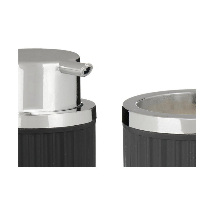 Set de Baie 3 Piese Antracit Plastic