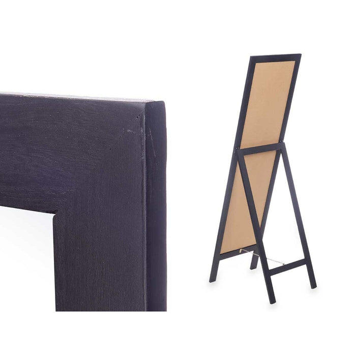 Oglindă independentă Negru Lemn 40 x 145 x 40 cm