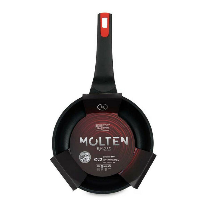 Tigaie Molten Negru Aluminiu (Ø 22 cm)