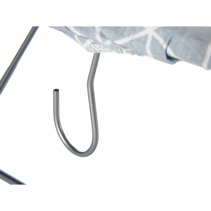 Masă de Călcat Gri Zig-Zag Metal (30,5 x 14 x 74 cm)